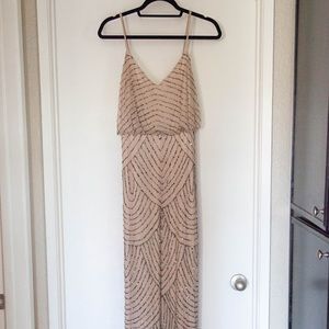 Adrianna Papell beaded dress